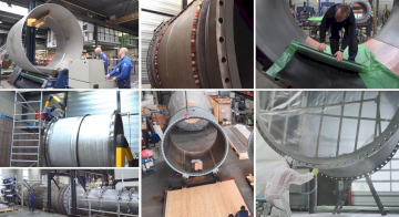 The production and calibration of an OPTIFLUX electromagnetic flowmeter KROHNE in DN3000!